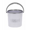 10L Plastic Bucket and Lid - Sugar - Pack of 5