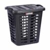 Mega Plastic Laundry Basket - Linen - Colour Options - Pack of 5