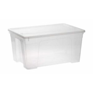 45L Storage Box - Plastic - Colour Options - Pack of 5