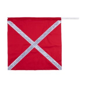 Traffic Road Flag and Pole - 1M - SXS403