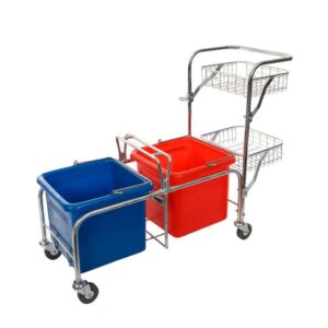 Double Bucket Trolley Only - 40L - 2 x Baskets