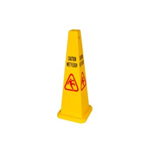 Wet Floor Sign Cone - 32.5 x 32.5 x 91cm
