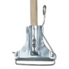 Metal Fan Mop Holder - Pine Handle - 1.5m