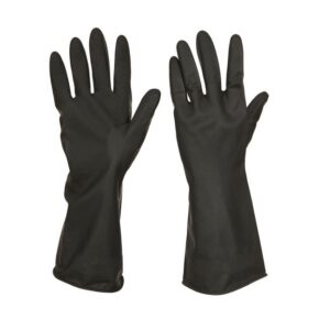Industrial Latex Gloves - 30cm - Black - Various Sizes