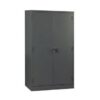 Steel Stationery Cupboard - Metal Storage Cabinet - 4 Shelves - Grey - 180 x 90 x 35 cm - SC350HG-grey