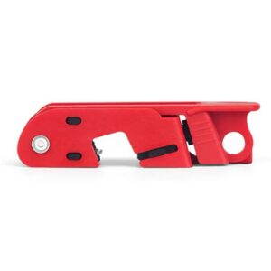 Lockout Circuit Breaker - Grip Tight Small - Nylon - Red - 9 x 4.5 x 2cm