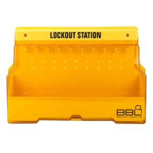 Lockout Station - Holds 20 Locks and Devices - 57.4 x 10.8 x 39.6 cm