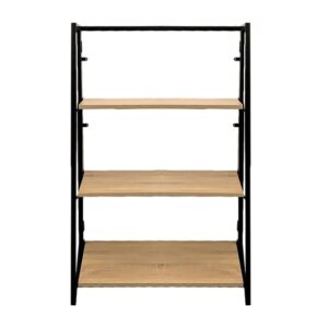 Shelving - 3 Tier - Wood and Steel - 65 x 32 x 101 cm - HH300106