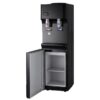 Water Cooler Dispenser - Hot and Cold - Freestanding with Storage Compartment - Black