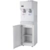 Water Cooler Dispenser - Hot and Cold - Freestanding with Storage Compartment - White
