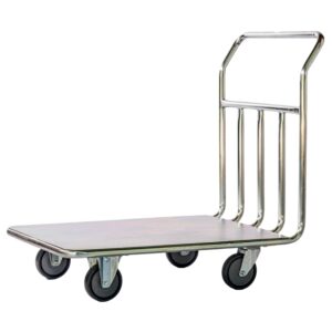 Steel Platform Trolley with Wood Base - Tuff Truck - 90 x 60 cm - 300kg Carrying Capacity