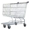 Steel Shopping Trolley - Metal Mesh - 235L