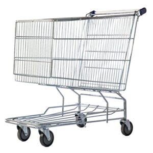 Steel Shopping Trolley - Metal Mesh - 235L