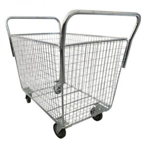 Steel Parcel Trolley - No Lid - 110 x 65 x 94cm