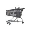 Steel and Plastic Shopping Trolley - Plastic - Hybrid - 180L - Colour Options