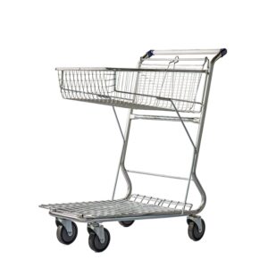 Steel Liquor Shopping Trolley - Large Metal Mesh - 160L