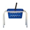 Steel Shopping Basket Stand - No Castors - 65 x 34 x 40cm