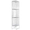 Wire Mesh Locker - Electro Plated - 3 Doors - 180 x 30 x 45cm