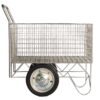 Wire Cart Trolley - Steel Mesh - 82 x 47.5 x 40 cm - 200kg Carrying Capacity
