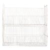 Steel Stacking Basket - White - 88 x 40 x 40 cm - Pack of 2
