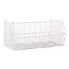 Steel Stacking Basket - White - 88 x 40 x 40 cm