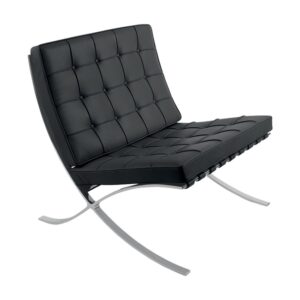 Single Seater Couch - Barcelona - Von Der Rohe - 1 Seater - Pleather - Colour Options