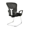 Visitors Arm Chair - Ergonomic - Ergonet 3 - Netting - Black