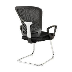 Visitors Arm Chair - Ergonomic - Ergonet 3 - Netting - Black