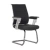 Visitors Arm Chair - Wall Street - PU Leather - Dark Grey