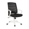 Medium Back Operators Chair - White Nite - Netting - Swivel and Tilt - Gas Height - White