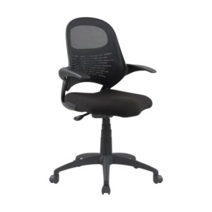 Ergonomics Office Chair - Sit and Stand - Forward Tilt - Fabric - Gas Height - Black
