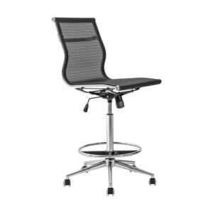 Draughtsman Office Chair - Netting - No Arms - Swivel and Tilt - Colour Options