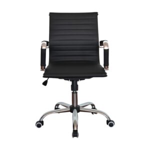 Medium Back Office Chair - Generic - PU Leather - Swivel and Tilt - Gas Height - Colour Options