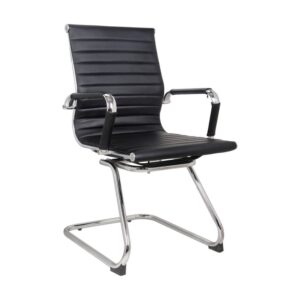 Visitors Arm Chair - Eames PU Leather - Colour Options