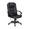 High Back Office Chair - Fire - Nylon - Swivel and Tilt - Gas Height - Black