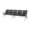 Airport Bench - Public Seating - Polyurethane - Indoor Use - Flat Packed - Five Seater - 297 x 67 x 87cm