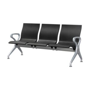 Airport Bench - Public Seating - Polyurethane - Indoor Use - Flat Packed - Three Seater - 177 x 67 x 87 cm