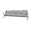 Airport Bench - Public Seating - Heavy Duty Standard Steel - Indoor Use - Flat Packed - Four Seater - 238 x 67 x 79 cm