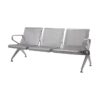 Airport Bench - Public Seating - New Chrome Deluxe - Indoor Use - Flat Packed - Three Seater - 175 x 68 x 78 cm