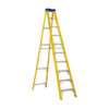 Partial Fibreglass Step Ladder - Single Sided - Industrial A-Frame - 10 Steps - 3.0m