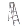 Aluminium Step Ladder - Single Sided - A-Frame - Domestic - 5 Step - 1.3m
