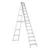 Aluminium Step Ladder - Single Sided - A-Frame - Heavy Duty Industrial - 14-Step - 4.20m