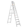 Aluminium Step Ladder - Single Sided - A-Frame - Heavy Duty Industrial - 12-Step - 3.60m