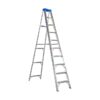 Aluminium Step Ladder - Single Sided - A-Frame - Heavy Duty Industrial - 10-Step - 3.0m
