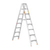 Aluminium Step Ladder - Double Sided - A-Frame - Heavy Duty Industrial - 8-Step - 2.40m