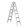 Aluminium Step Ladder - Double Sided - A-Frame - Heavy Duty Industrial - 6-Step - 1.80m