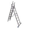 Aluminium Combination Ladder - Double Sided - Medium Duty 5-in-1 Ladder - 8 Rung - 5.2m