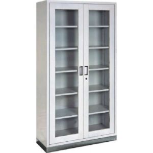 2 Door Appliance Cupboard with Stainless Steel Base