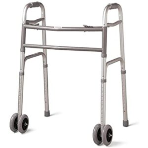 Walker with front 4 wheels – Aluminum Lite