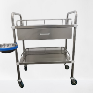 Stainless Steel Trolley Full Drawer – Anaesthetic